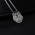 Collier Loup Géométrique (Argent)